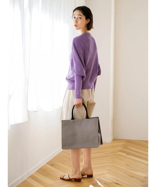 koe(コエ)の「キャンバスブックトート*(トートバッグ・レディース・ブラック/グレー/ピンク/ブルー/グリーン/アイボリー/ベージュ・FREE)」の22枚目の写真