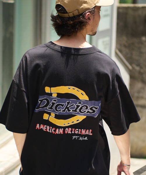Dickies(ディッキーズ)の「【一部SHOP限定】【Dickies/ディッキーズ】別注バックプリント手書きロゴビッグTee(Tシャツ/カットソー・メンズ・ブラック/グレー/ホワイト/ネイビー・FREE)」の3枚目の写真