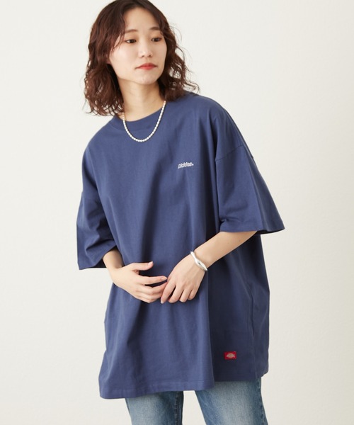Dickies(ディッキーズ)の「【一部SHOP限定】【Dickies/ディッキーズ】別注バックプリント手書きロゴビッグTee(Tシャツ/カットソー・メンズ・ブラック/グレー/ホワイト/ネイビー・FREE)」の5枚目の写真
