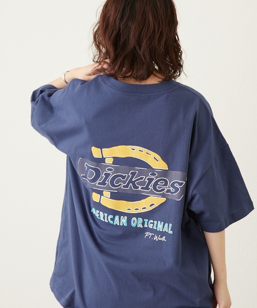 Dickies(ディッキーズ)の「【一部SHOP限定】【Dickies/ディッキーズ】別注バックプリント手書きロゴビッグTee(Tシャツ/カットソー・メンズ・ブラック/グレー/ホワイト/ネイビー・FREE)」の9枚目の写真