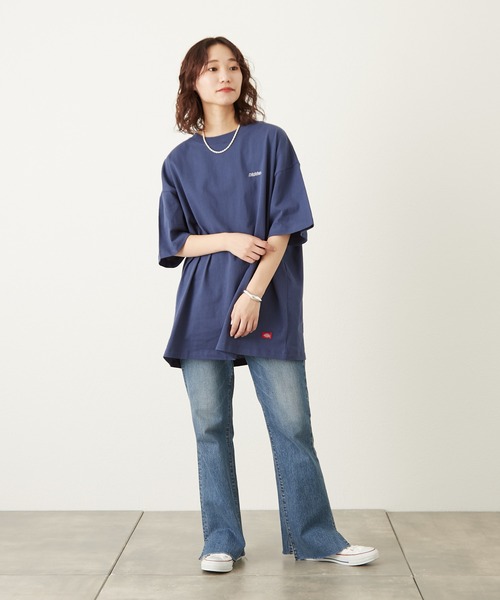 Dickies(ディッキーズ)の「【一部SHOP限定】【Dickies/ディッキーズ】別注バックプリント手書きロゴビッグTee(Tシャツ/カットソー・メンズ・ブラック/グレー/ホワイト/ネイビー・FREE)」の22枚目の写真