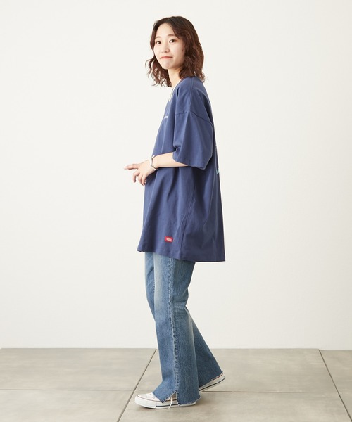 Dickies(ディッキーズ)の「【一部SHOP限定】【Dickies/ディッキーズ】別注バックプリント手書きロゴビッグTee(Tシャツ/カットソー・メンズ・ブラック/グレー/ホワイト/ネイビー・FREE)」の19枚目の写真