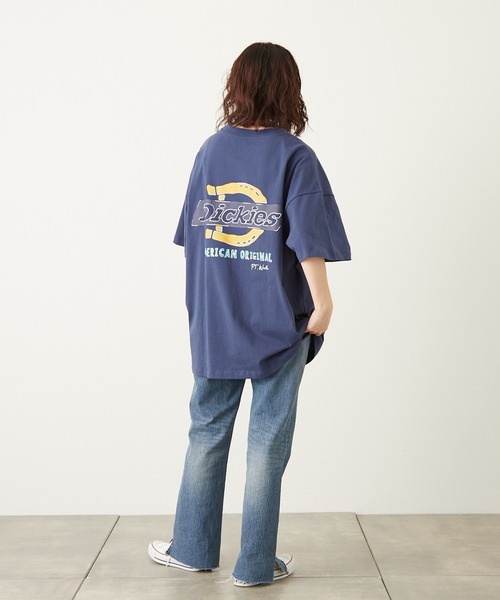 Dickies(ディッキーズ)の「【一部SHOP限定】【Dickies/ディッキーズ】別注バックプリント手書きロゴビッグTee(Tシャツ/カットソー・メンズ・ブラック/グレー/ホワイト/ネイビー・FREE)」の16枚目の写真