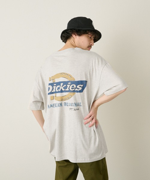 Dickies(ディッキーズ)の「【一部SHOP限定】【Dickies/ディッキーズ】別注バックプリント手書きロゴビッグTee(Tシャツ/カットソー・メンズ・ブラック/グレー/ホワイト/ネイビー・FREE)」の6枚目の写真