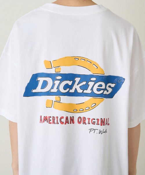 Dickies(ディッキーズ)の「【一部SHOP限定】【Dickies/ディッキーズ】別注バックプリント手書きロゴビッグTee(Tシャツ/カットソー・メンズ・ブラック/グレー/ホワイト/ネイビー・FREE)」の17枚目の写真