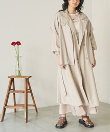 ANGIE | ベスト付き 3WAYデザインコート(トレンチコート)