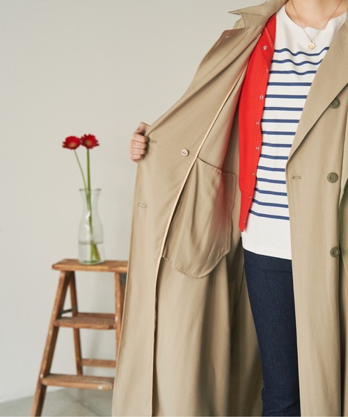 ANGIE（アンジー）の「ベスト付き 3WAYデザインコート（トレンチコート・レディース・ベージュ/スミクロ/ライトベージュ・FREE）」の13枚目の写真