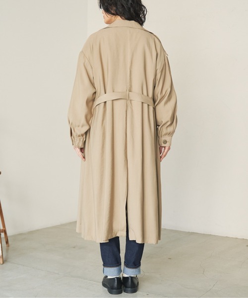 ANGIE（アンジー）の「ベスト付き 3WAYデザインコート（トレンチコート・レディース・ベージュ/スミクロ/ライトベージュ・FREE）」の18枚目の写真