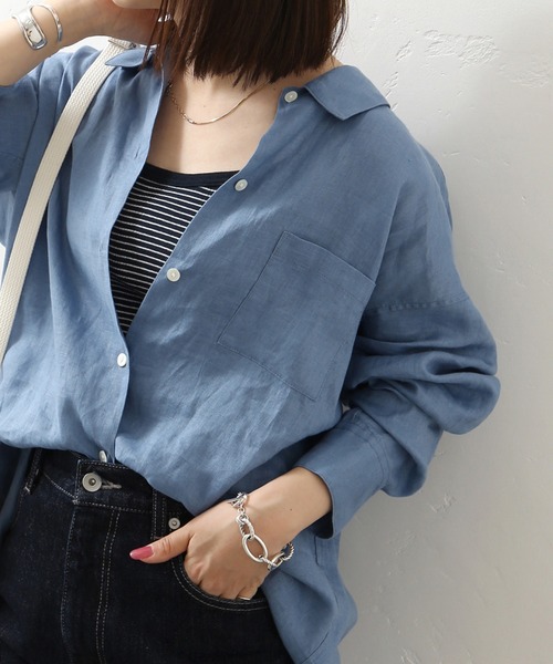 ゼフィールリネンシャツ シャツ ブラウス トップス Journal Journal Standard ジャーナルスタンダード のファッション