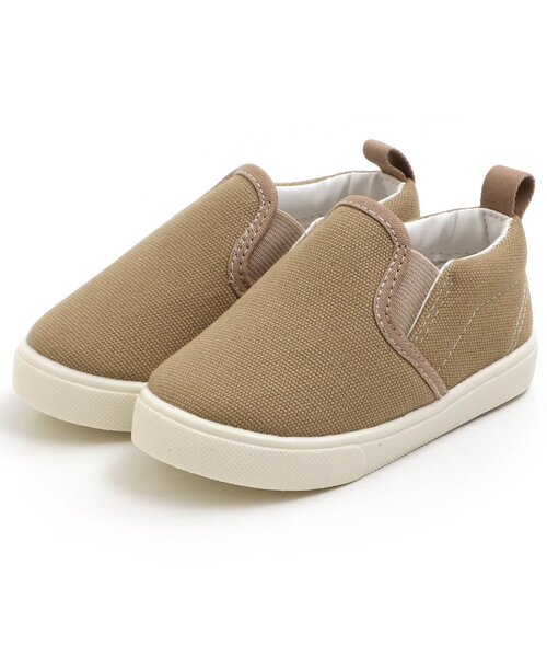 Ampersand（アンパサンド）の「/無地スリッポン（スリッポン・キッズ・キャメル/ブラック/ネイビー/カーキ/その他10/グレー/パープル・13/17/18/19/20/21/14/15 /16）」の6枚目の写真