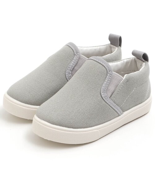 Ampersand（アンパサンド）の「/無地スリッポン（スリッポン・キッズ・キャメル/ブラック/ネイビー/カーキ/その他10/グレー/パープル・13/17/18/19/20/21/14/15 /16）」の3枚目の写真