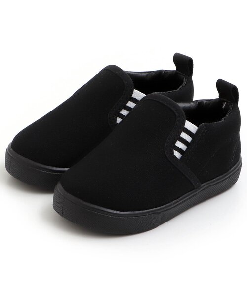 Ampersand（アンパサンド）の「/無地スリッポン（スリッポン・キッズ・キャメル/ブラック/ネイビー/カーキ/その他10/グレー/パープル・13/17/18/19/20/21/14/15 /16）」の2枚目の写真