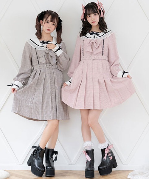 DearMyLove(ディアマイラブ)の「サイドレースアップショートブーツ(ブーツ・レディース・ピンク/ボルドー/ブラック×ブラック/ブラック×ピンク・23cm/23.5cm/24cm/24.5cm/25cm/25.5cm/22.5cm/22.5㎝)」の13枚目の写真