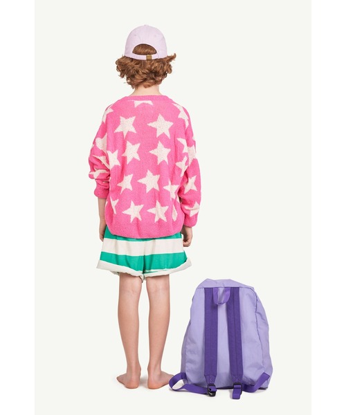 The animals observatory(ジ・アニマルズ・オブザーバトリー)の「The animals observatory / フロント ロゴプリント キャップ(キャップ・キッズ・ネイビー/ラベンダー・M/L)」の11枚目の写真