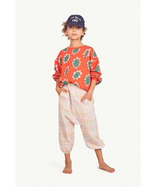 The animals observatory(ジ・アニマルズ・オブザーバトリー)の「The animals observatory / フロント ロゴプリント キャップ(キャップ・キッズ・ネイビー/ラベンダー・M/L)」の7枚目の写真