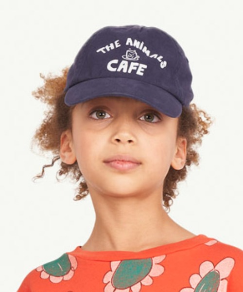 The animals observatory(ジ・アニマルズ・オブザーバトリー)の「The animals observatory / フロント ロゴプリント キャップ(キャップ・キッズ・ネイビー/ラベンダー・M/L)」の8枚目の写真