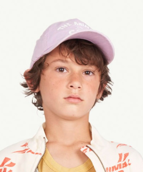 The animals observatory(ジ・アニマルズ・オブザーバトリー)の「The animals observatory / フロント ロゴプリント キャップ(キャップ・キッズ・ネイビー/ラベンダー・M/L)」の16枚目の写真