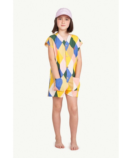 The animals observatory(ジ・アニマルズ・オブザーバトリー)の「The animals observatory / フロント ロゴプリント キャップ(キャップ・キッズ・ネイビー/ラベンダー・M/L)」の18枚目の写真