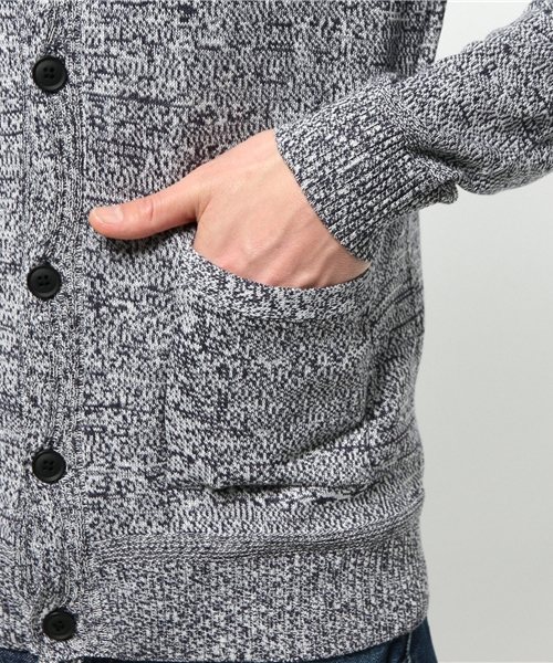 WEGO（ウィゴー）の「WEGO/引き揃えカーディガン（カーディガン/ボレロ・メンズ・ネイビー/レッド・MEDIUM/LARGE）」の9枚目の写真