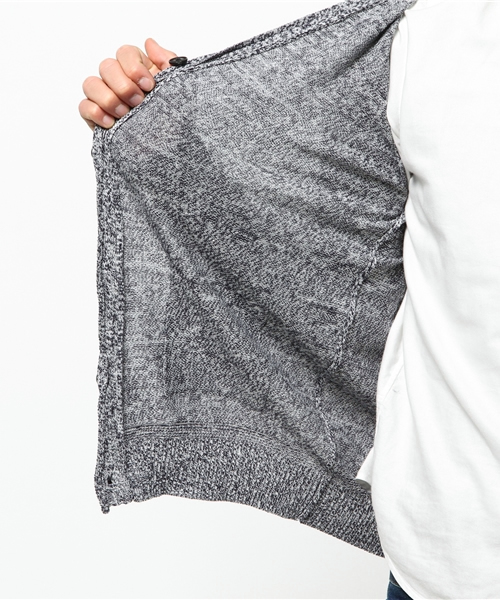 WEGO（ウィゴー）の「WEGO/引き揃えカーディガン（カーディガン/ボレロ・メンズ・ネイビー/レッド・MEDIUM/LARGE）」の12枚目の写真