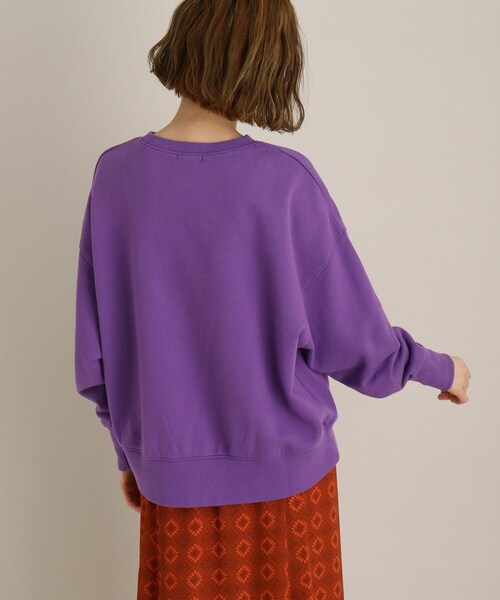 THE SHOP TK （ザ ショップ ティーケー ）の「◆バイオカラーウラケプルオーバー（スウェット・レディース・チャコールグレー/イエロー系その他/ホワイト系/パープル系・12/13）」の22枚目の写真