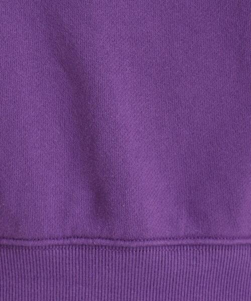 THE SHOP TK （ザ ショップ ティーケー ）の「◆バイオカラーウラケプルオーバー（スウェット・レディース・チャコールグレー/イエロー系その他/ホワイト系/パープル系・12/13）」の11枚目の写真