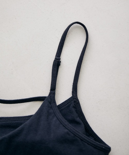 SALON adam et rope'(サロン アダム エ ロペ)の「【TRUE COTTON】カップ付きバックデザインキャミソール(キャミソール・レディース・ブラック/ホワイト/ベージュ・FREE)」の14枚目の写真