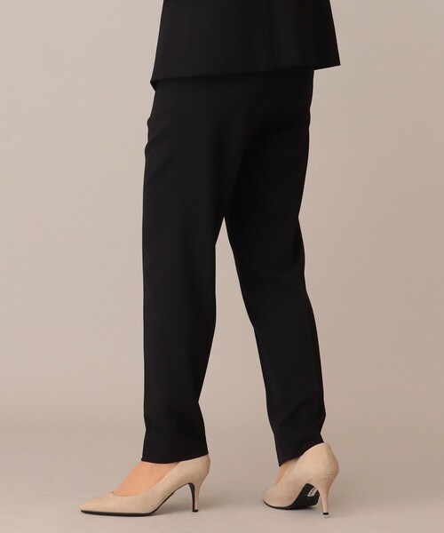 UNTITLED（アンタイトル）の「◆カロスウーステッド テーパードパンツ【マシンウォッシャブル】（その他パンツ・レディース・ベージュ/ブラック・44/04/03/42/02/01/00/48）」の16枚目の写真