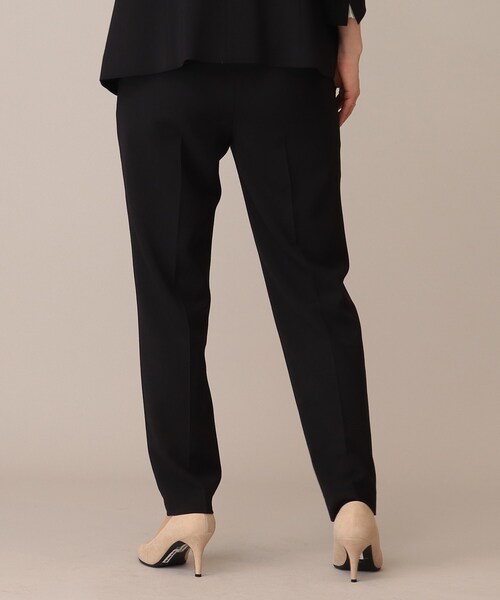 UNTITLED（アンタイトル）の「◆カロスウーステッド テーパードパンツ【マシンウォッシャブル】（その他パンツ・レディース・ベージュ/ブラック・44/04/03/42/02/01/00/48）」の17枚目の写真