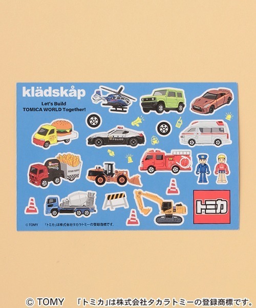kladskap（クレードスコープ）の「【トミカ】働く車半袖Tシャツ