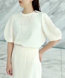 UNTITLED | SETUP/デザイン袖 Tブラウス【洗える】(シャツ/ブラウス)