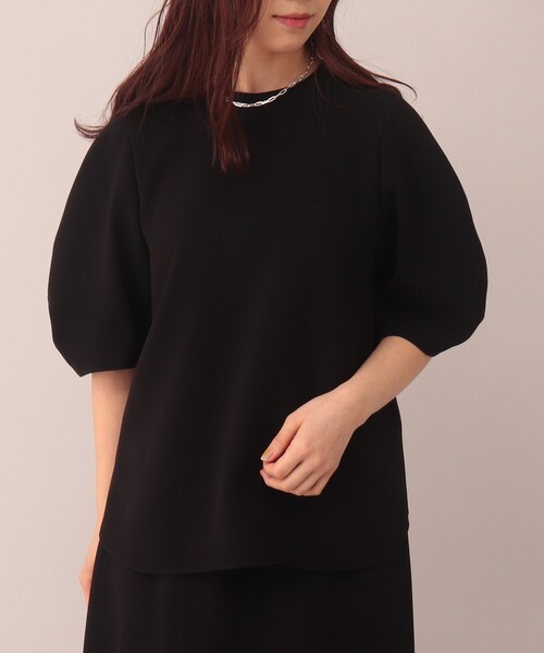 UNTITLED（アンタイトル）の「◆【美人百花掲載】デザイン袖 Tブラウス＜SETUP／洗える＞（シャツ/ブラウス・レディース・ブラック/オフホワイト/グレー系その他・02/03/01/00/04/48/44）」の19枚目の写真