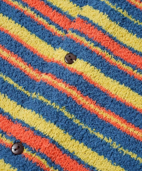 X-girl(エックスガール)の「STRIPED TERRY CLOTH S/S DRESS(ワンピース・レディース・ホワイト/オレンジ/グリーン・S/M)」の13枚目の写真