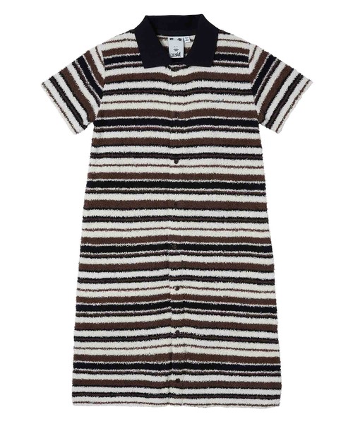 X-girl(エックスガール)の「STRIPED TERRY CLOTH S/S DRESS(ワンピース・レディース・ホワイト/オレンジ/グリーン・S/M)」の22枚目の写真