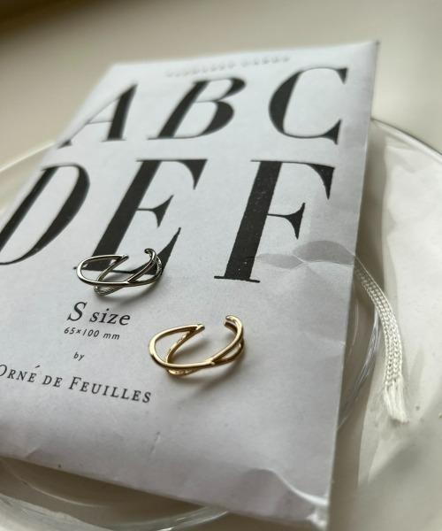 Auntie Rosa Holiday（アンティローザホリデー）の「クロスプチイヤカフ（イヤーカフ・レディース・シルバー/ゴールド・FREE）」の10枚目の写真