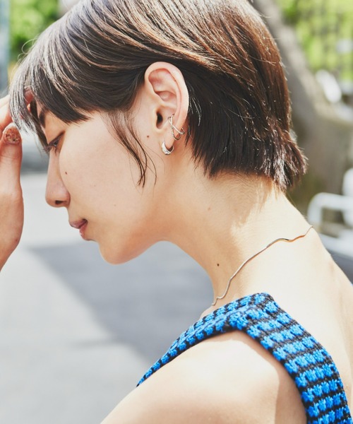 Auntie Rosa Holiday（アンティローザホリデー）の「クロスプチイヤカフ（イヤーカフ・レディース・シルバー/ゴールド・FREE）」の6枚目の写真