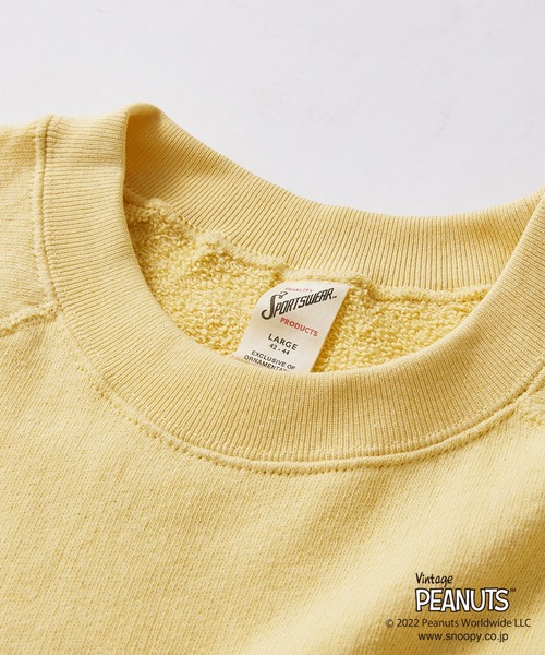 ◆【PEANUTS/ピーナッツ】別注HALFSLEEVEスウェット