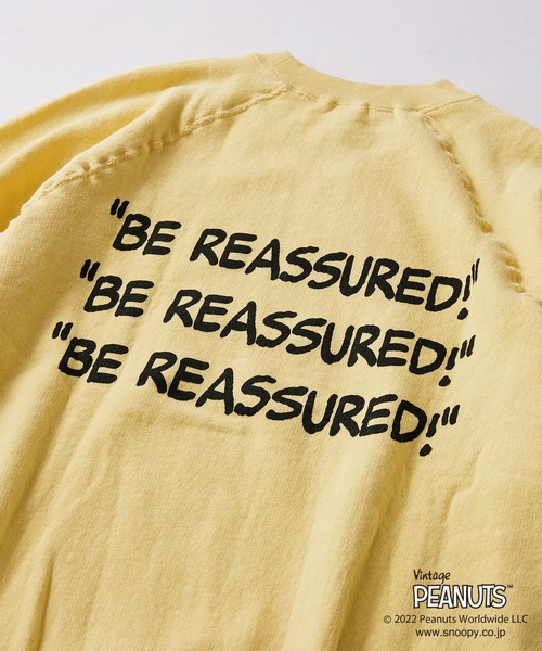 ◆【PEANUTS/ピーナッツ】別注HALFSLEEVEスウェット