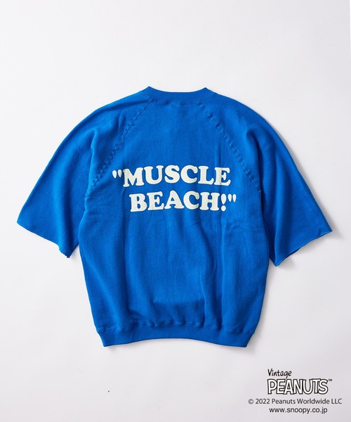 ◆【PEANUTS/ピーナッツ】別注HALFSLEEVEスウェット