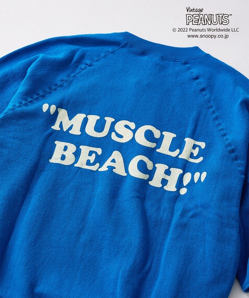 ◆【PEANUTS/ピーナッツ】別注HALFSLEEVEスウェット