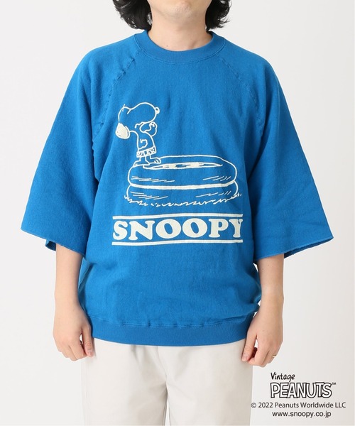 ◆【PEANUTS/ピーナッツ】別注HALFSLEEVEスウェット