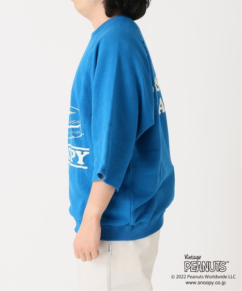 ◆【PEANUTS/ピーナッツ】別注HALFSLEEVEスウェット