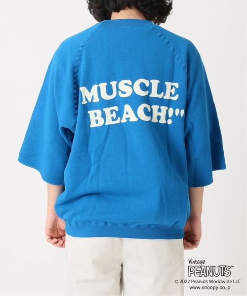 ◆【PEANUTS/ピーナッツ】別注HALFSLEEVEスウェット