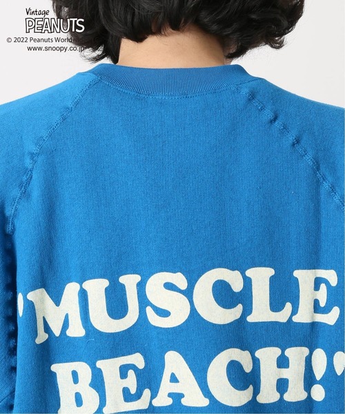 ◆【PEANUTS/ピーナッツ】別注HALFSLEEVEスウェット