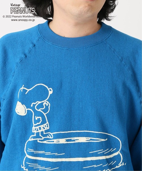 ◆【PEANUTS/ピーナッツ】別注HALFSLEEVEスウェット
