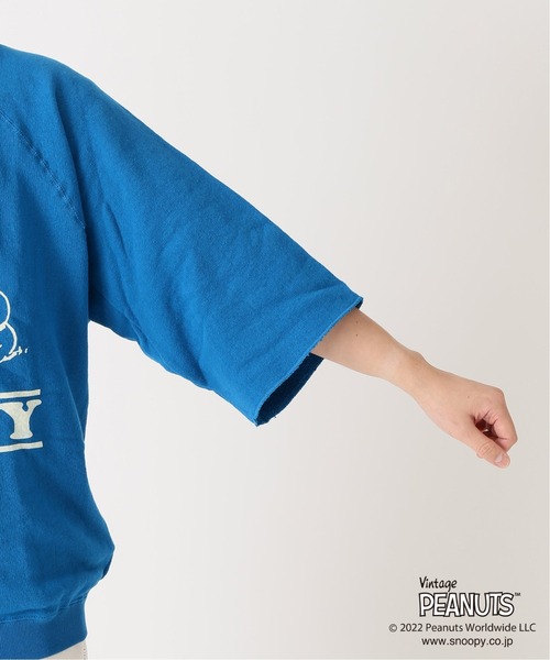◆【PEANUTS/ピーナッツ】別注HALFSLEEVEスウェット
