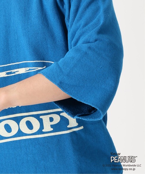 ◆【PEANUTS/ピーナッツ】別注HALFSLEEVEスウェット