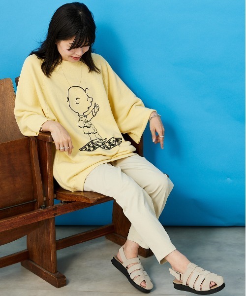 ◆【PEANUTS/ピーナッツ】別注HALFSLEEVEスウェット