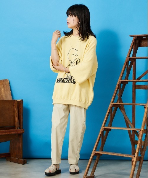 ◆【PEANUTS/ピーナッツ】別注HALFSLEEVEスウェット
