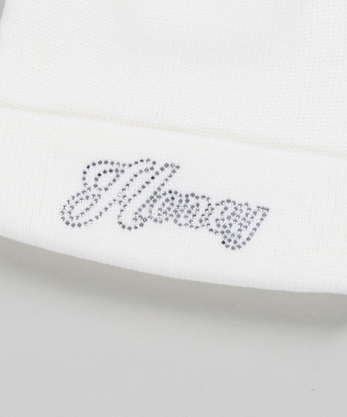 SPINNS(スピンズ)の「HONEYロゴ ニットキャップ(ニットキャップ/ビーニー・レディース・ホワイト/ブラック・ONESIZE)」の5枚目の写真